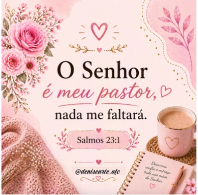 Cartinha devocional — O Senhor é meu pastor