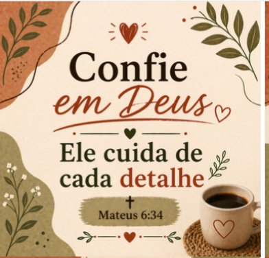 Cartinha devocional — Confie em Deus